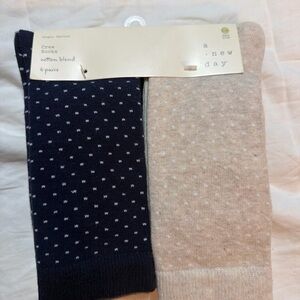 A New Day Women's‎ Cotton Blend Crew Socks Size 4-10, 6-Pack